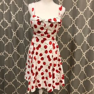 Ixia Cherry Retro Pinup Dress